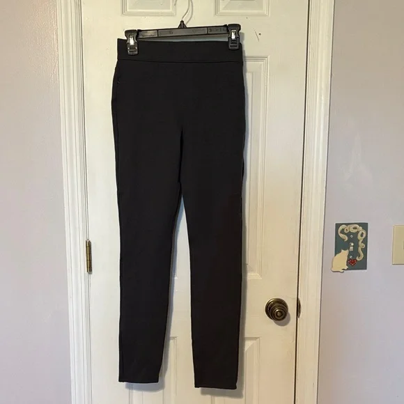 SPANX Dark Gray Ponte Skinny Pants - Picture 1 of 4